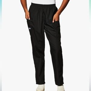 3pk Cherokee Workwear Originals Pull-On‎ Elastic Waist Scrub Pants, XL